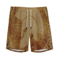Ancient Spartan Helmet Print Men's Athletic Shorts