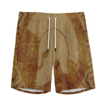 Ancient Spartan Helmet Print Men's Sports Shorts
