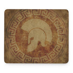 Ancient Spartan Helmet Print Mouse Pad