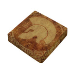 Ancient Spartan Helmet Print Outdoor Seat Cushion Cover