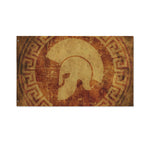 Ancient Spartan Helmet Print Polyester Flag