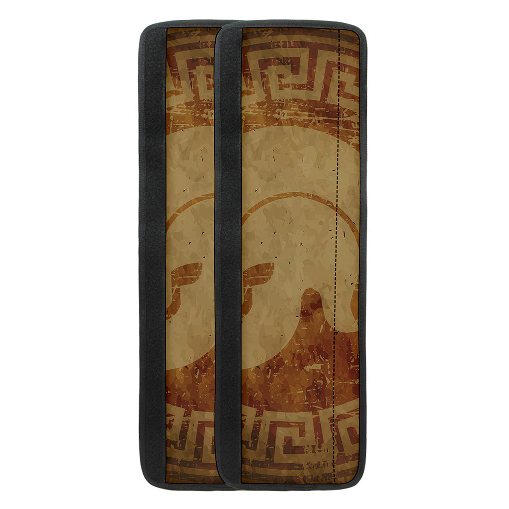 Ancient Spartan Helmet Print Refrigerator Handle Covers