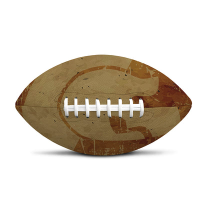 Ancient Spartan Helmet Print Rugby Ball