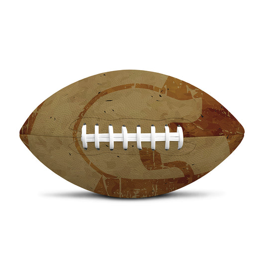 Ancient Spartan Helmet Print Rugby Ball