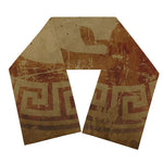 Ancient Spartan Helmet Print Scarf