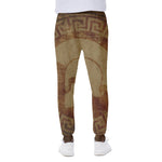Ancient Spartan Helmet Print Scuba Joggers