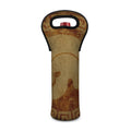 Ancient Spartan Helmet Print Single Neoprene Wine Tote