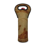 Ancient Spartan Helmet Print Single Neoprene Wine Tote