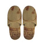 Ancient Spartan Helmet Print Slippers