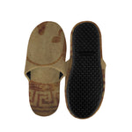Ancient Spartan Helmet Print Slippers