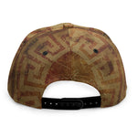 Ancient Spartan Helmet Print Snapback Cap