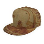 Ancient Spartan Helmet Print Snapback Cap