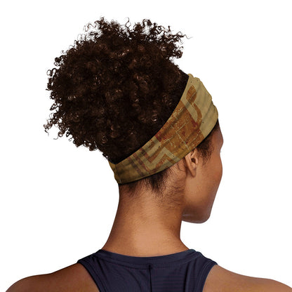 Ancient Spartan Helmet Print Sports Headband