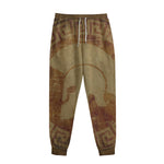 Ancient Spartan Helmet Print Sweatpants