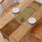 Ancient Spartan Helmet Print Table Runner