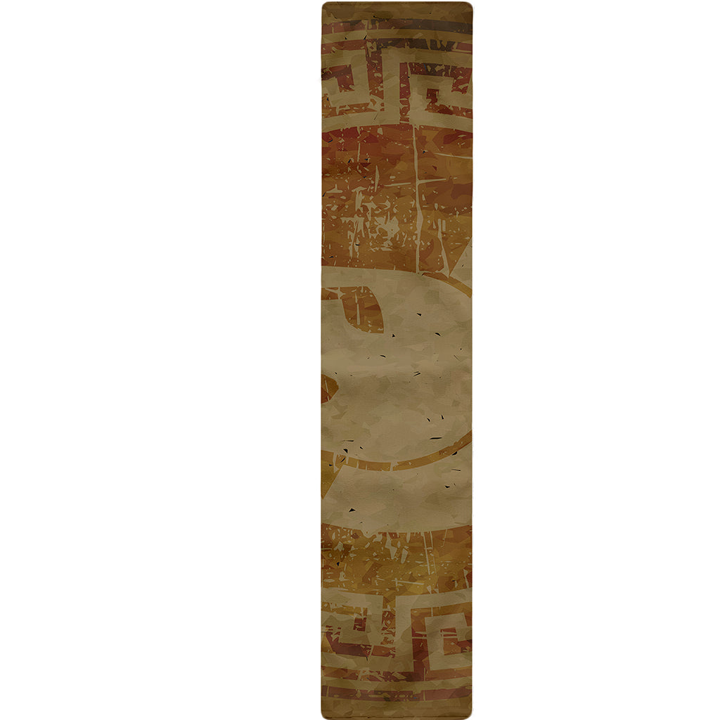Ancient Spartan Helmet Print Table Runner