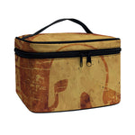Ancient Spartan Helmet Print Travel Makeup Bag