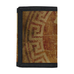 Ancient Spartan Helmet Print Trifold Wallet