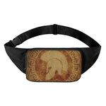 Ancient Spartan Helmet Print Waist Bag