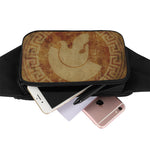 Ancient Spartan Helmet Print Waist Bag