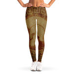 Ancient Spartan Helmet Print Women's Leggings