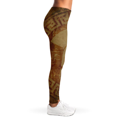 Ancient Spartan Helmet Print Women's Leggings