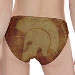 Ancient Spartan Helmet Print Women's Panties