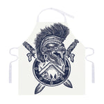 Ancient Spartan Print Adjustable Apron