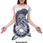 Ancient Spartan Print Adjustable Apron