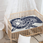Ancient Spartan Print Baby Crib Sheet