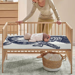 Ancient Spartan Print Baby Crib Sheet