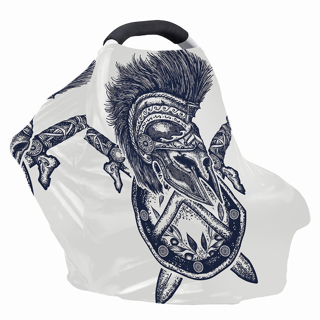 Ancient Spartan Print Baby Seat Cover