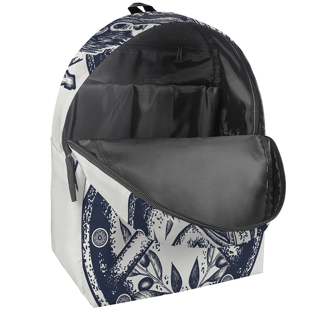 Ancient Spartan Print Backpack