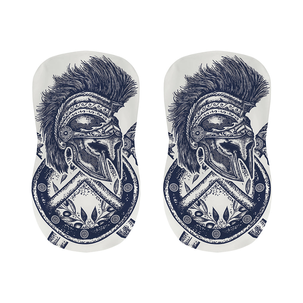 Ancient Spartan Print Bar Stool Covers