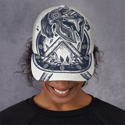 Ancient Spartan Print Baseball Cap