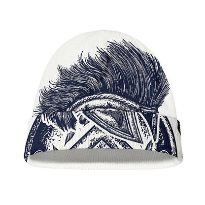 Ancient Spartan Print Beanie