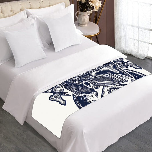 Ancient Spartan Print Bed Runner