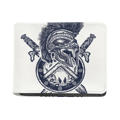 Ancient Spartan Print Bifold Wallet