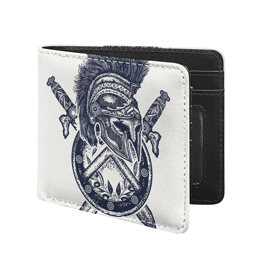 Ancient Spartan Print Bifold Wallet