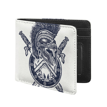 Ancient Spartan Print Bifold Wallet
