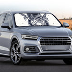 Ancient Spartan Print Car Windshield Sun Shade