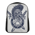 Ancient Spartan Print Casual Backpack