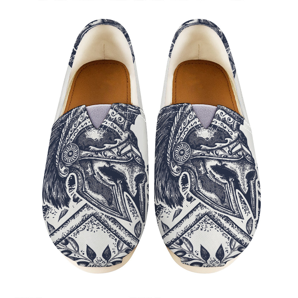 Ancient Spartan Print Casual Shoes
