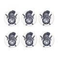 Ancient Spartan Print Coaster Set