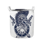 Ancient Spartan Print Collapsible Laundry Basket