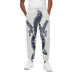 Ancient Spartan Print Cotton Pants