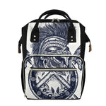 Ancient Spartan Print Diaper Bag