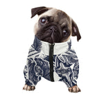 Ancient Spartan Print Dog Zip Up Jacket