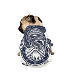 Ancient Spartan Print Dog Zip Up Jacket