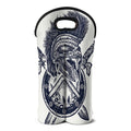 Ancient Spartan Print Double Neoprene Wine Tote
